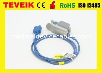 Shenzhen Teveik Fabrika Tıbbi Nell-cor Oximax DS-100A Yetişkin Parmak Klipsi için Darbe Spo2 Sensörü, DB9 pin