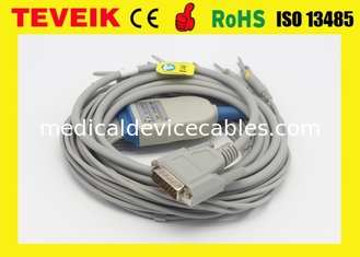 Nihon Kohden EKG Kablo BSM-2301, BSM-2353, BSM-5100 12 pin 10 kurşun tel için